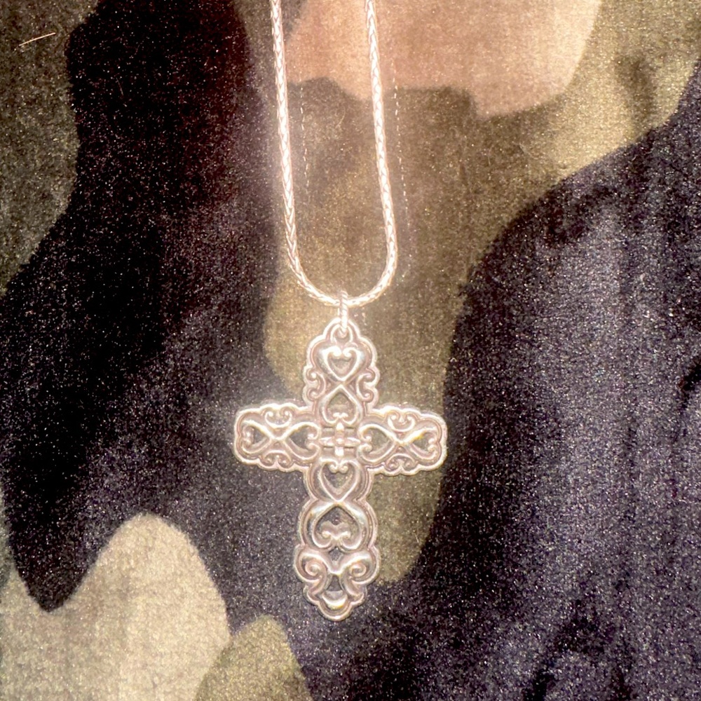 Brighton Silver Cross stunning! Retired hard to find necklace